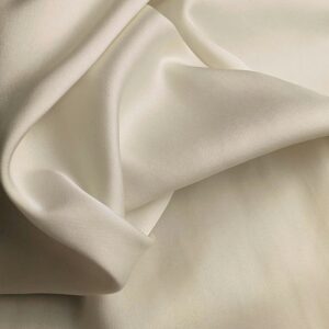 Draped silk fabric